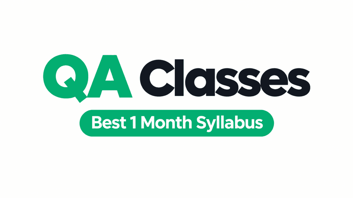 QA Testing Course in Nepal | 1-Month Practical Training course thumbnail